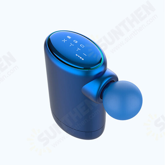 Mini Pocket Massage Guns LCD Display 4 Modes 12mm Deep Tissue Percussion Muscle Massager Fascia Guns Type-C Charging