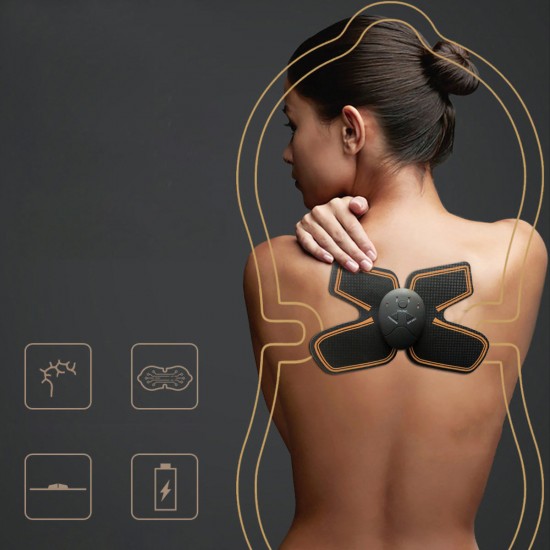 Neck Massager Patch Paste Micro-current Pulse Mulfunctional Mini Portable Body Muscle Massager