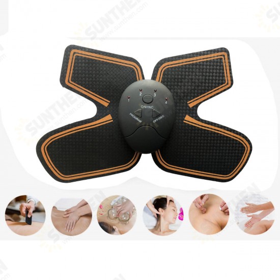 Neck Massager Patch Paste Micro-current Pulse Mulfunctional Mini Portable Body Muscle Massager