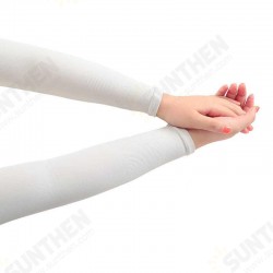 1 Pair Ice Sleeve Breathable Anti-mosquito Sunscreen Arm Sleeves Sports Cycling Running Fitness Protection Sleeves 1 Pair Ice Sleeve Breathable Anti-mosquito Sunscreen Arm Sleeves Sports Cycling Running Fitness Protection Sleeves
