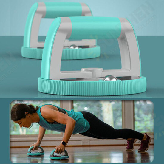 14 In 1 Multifunctional Combined Abdominal Wheel for Arm Waist Leg Exercise Gym Fitness Equipment Push-Up Rack Kettlebell