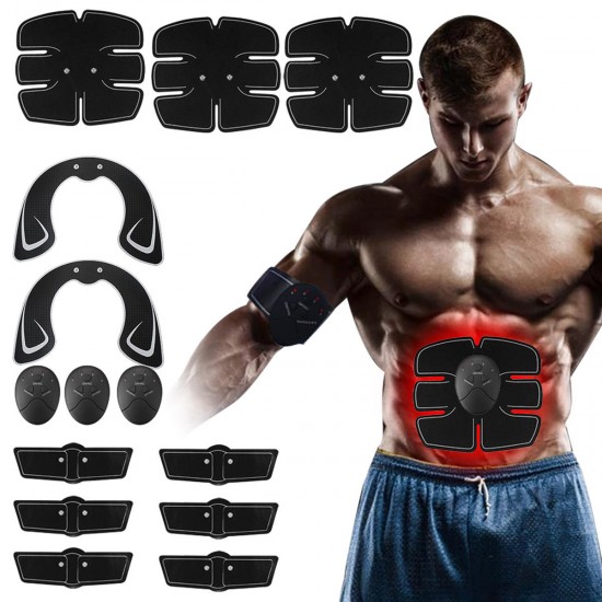 14pcs Muscle Training Gear Hip Buttocks Lifting ABS Fitness Exercise Hip Trainer Stimulator