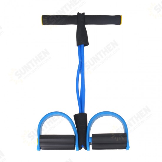 8PCS Abdominal Training Set Non-slip AB Wheel Roller Resistance Band Jump Rope Fitness Gym Exercise Tools