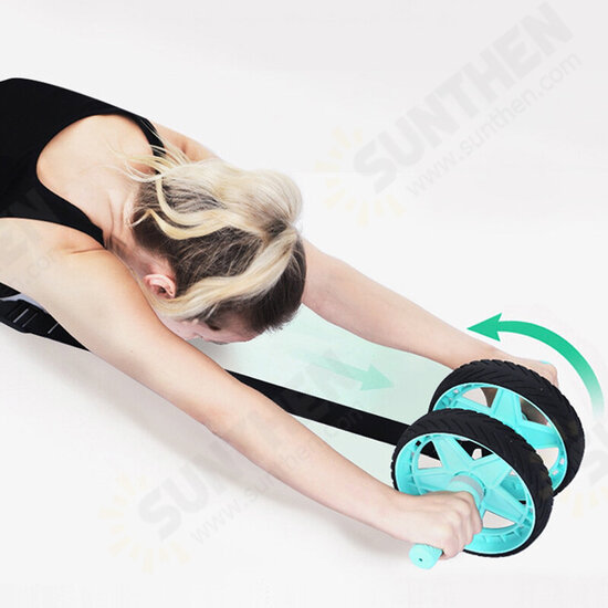 Ab Roller Non-slip No Noise Abdominal Wheel Stretch Trainer AB Rollers For Arm Waist Legs Fitness Exercise Home Bodybuilding Gym Equipment