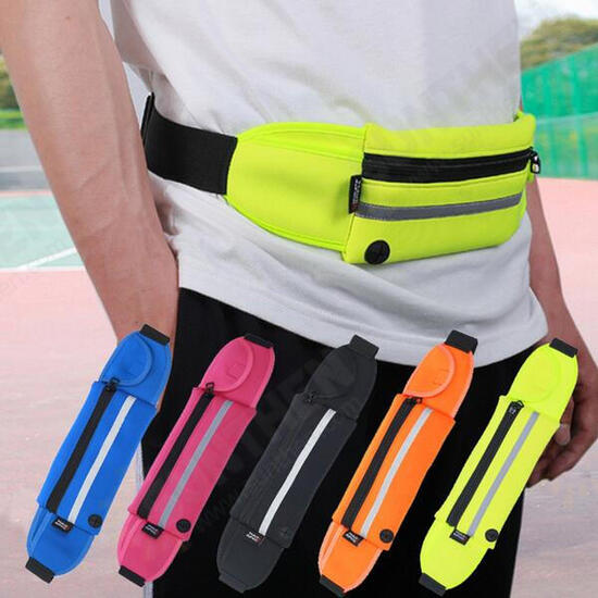 Running Sport Anti Theft Waist Bag Unisex Light Weight Phone Case Multifunction Waist Belt