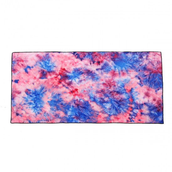 Tie- dyed Sports Towel Quick-dry Soft Lightweight Outdoor Sports Fitness Running Towel