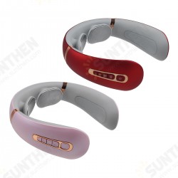 USB Electric Heating Pulse Neck Massager Magnetic Pulse Therapy Relax Vertebra Treatment USB Electric Heating Pulse Neck Massager Magnetic Pulse Therapy Relax Vertebra Treatment
