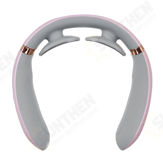 USB Electric Heating Pulse Neck Massager Magnetic Pulse Therapy Relax Vertebra Treatment