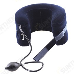 Black Cervical Traction Device Outdoor Sports Fitness Yoga Fatigue Relax Cervical Traction Type C Black Cervical Traction Device Outdoor Sports Fitness Yoga Fatigue Relax Cervical Traction Type C