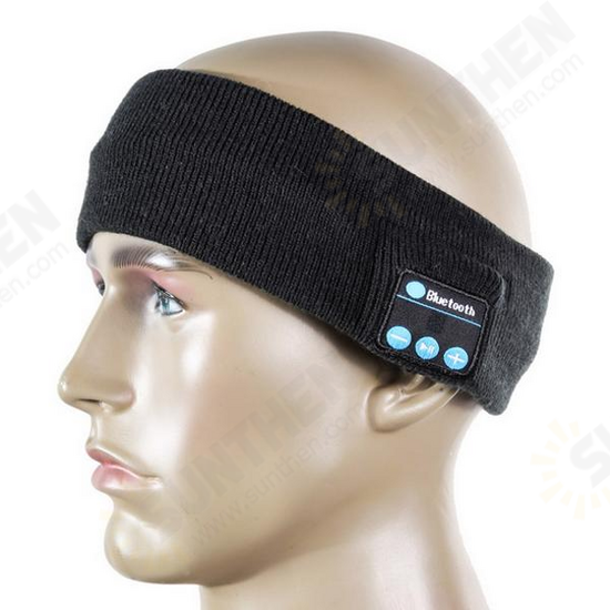 bluetooth Sport Sweat Headbrand Wireless Hands-free Music Sports Smart Caps Call Answer Ears-free Hea