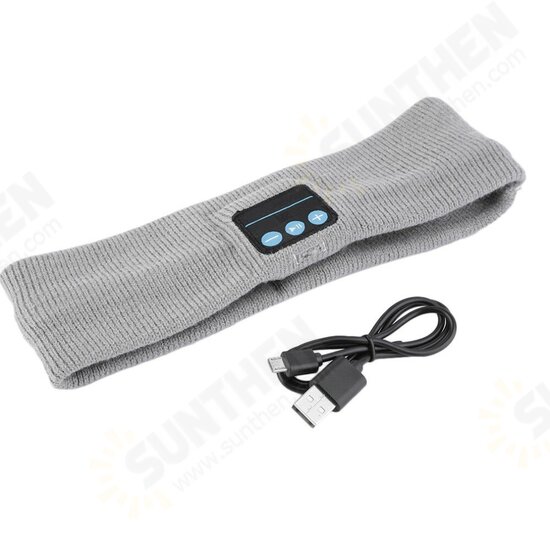 bluetooth Sport Sweat Headbrand Wireless Hands-free Music Sports Smart Caps Call Answer Ears-free Hea