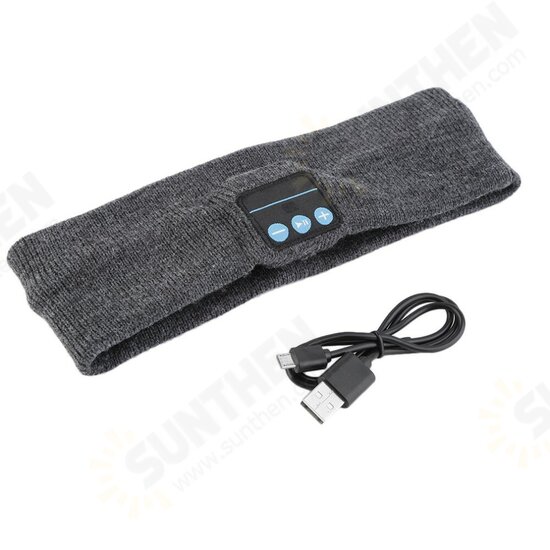 bluetooth Sport Sweat Headbrand Wireless Hands-free Music Sports Smart Caps Call Answer Ears-free Hea