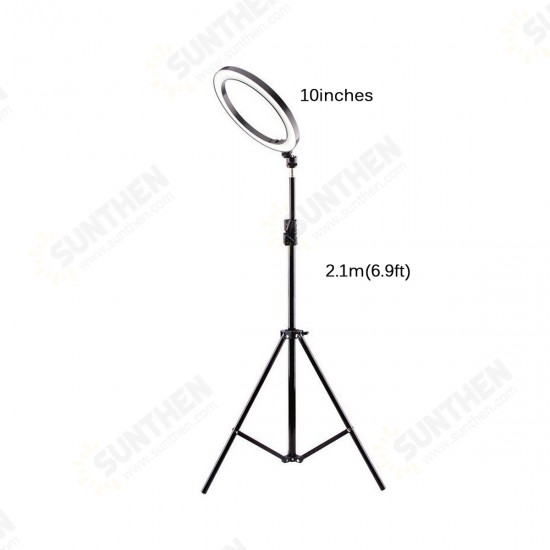 10 Inch Selfie Ring Light Kit 3 Lighting Modes USB Powered with Phone Holder