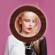 10 inch LED Ring Light Fill Light For Makeup Streaming Selfie Beauty Photography B Makeup Mirror Light-Dark Wood Color