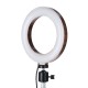 10 inch LED Ring Light Fill Light For Makeup Streaming Selfie Beauty Photography B Makeup Mirror Light-Dark Wood Color