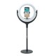 12inch Dimmable Desktop Selfie LED Ring Light Stand Phone Holder Makeup Live Vedio