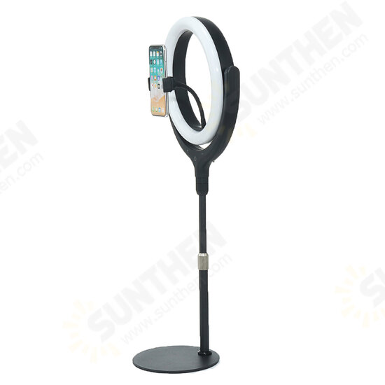 12inch Dimmable Desktop Selfie LED Ring Light Stand Phone Holder Makeup Live Vedio