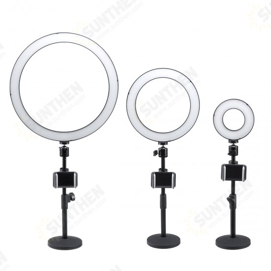 13/9/5inch Dimmable LED Ring Light Stand Photo Video Camera Phone For Youtube Live