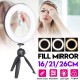 16cm 21cm 26cm Beauty LED Ring Fill Light Dimmable Light Desktop Tripod Selfie Phone Holder for YouTube Tiktok Vlog Live Streaming Makeup
