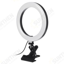 20cm 3 Modes Fill Light Desktop LED Ring Light Selfie Lighting Beauty with Macbook Table Clip for Live Broadcast 20cm 3 Modes Fill Light Desktop LED Ring Light Selfie Lighting Beauty with Macbook Table Clip for Live Broadcast