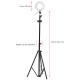 210CM Ring Light Stand Tripod LED Camera Light W/ Cell Phone Holder Lamp 3 MODE 210CM Ring Light Stand Tripod LED Camera Light W/ Cell Phone Holder Lamp 3 MODE