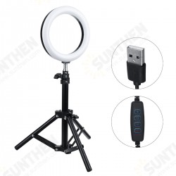 3Light Mode 9 Brightness 7inch LED Ring Fill Light LED Ring Full Light Tripod Stand Live Selfie Holder with USB Plug for YouTube Tiktok VK Vlog Makeup 3Light Mode 9 Brightness 7inch LED Ring Fill Light LED Ring Full Light Tripod Stand Live Selfie Holder with USB Plug for YouTube Tiktok VK Vlog Makeup