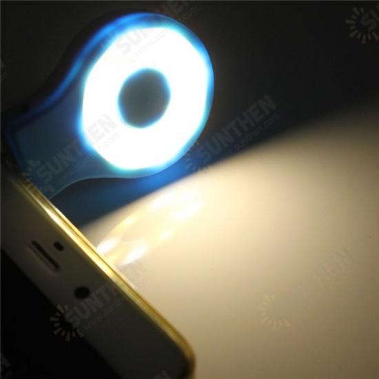 3.5mm Jack Smart Selfie LED Camera Flashlight For IOS Android Samsung Xiaomi