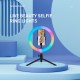 10 Inch LED RGB Fill Light Selfie Colorful Ring Lamp Desktop Landing Live Beauty Lamp for Vlog TikTok Youtube Live Streaming