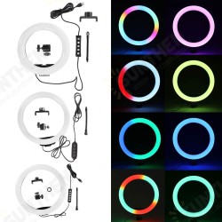 10 inch RGB LED Selfie Ring Fill Light Dimmable Studio Ring Lamp for Beauty Broadcast 10 inch RGB LED Selfie Ring Fill Light Dimmable Studio Ring Lamp for Beauty Broadcast