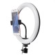 10 inch RGB LED Selfie Ring Fill Light Dimmable Studio Ring Lamp for Beauty Broadcast