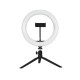 10 inch Remote Control LED Selfie Ring Light with Tripod Stand for Live Shooting Makeup Artifact Fill Light