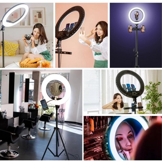 10 inch Remote Control LED Selfie Ring Light with Tripod Stand for Live Shooting Makeup Artifact Fill Light