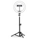 10 inch Ring Fill Light Tripod Remote Control Adjustment USB Plug Selfie Beauty Ring Light with Stand Video Light for YouTube TikTok Live