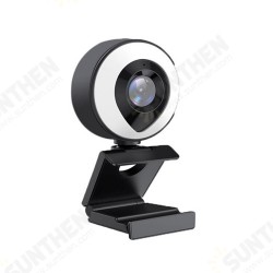 1080P HD USB2.0 Webcam Conference Live Auto Focus Fill-In Light Beauty Computer Camera Built-in Noise Reduction Mic 1080P HD USB2.0 Webcam Conference Live Auto Focus Fill-In Light Beauty Computer Camera Built-in Noise Reduction Mic