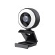 1080P HD USB2.0 Webcam Conference Live Auto Focus Fill-In Light Beauty Computer Camera Built-in Noise Reduction Mic