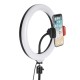 10inch LED Ring Light Portable Telescopic Tripod Fill Light Dimmable Flexible Stand Phone Holder Studio Video Holder