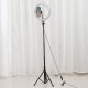 10inch LED Ring Light Portable Telescopic Tripod Fill Light Dimmable Flexible Stand Phone Holder Studio Video Holder