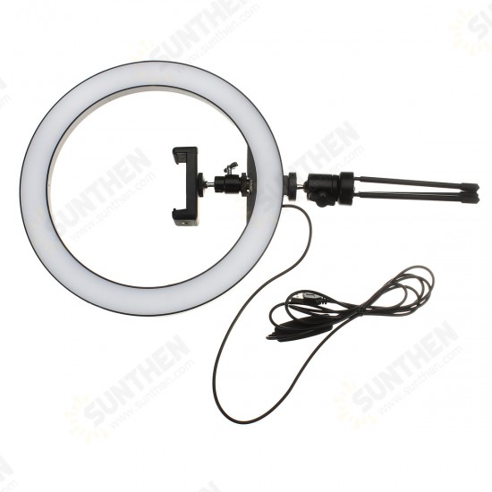 Dimmable Adjustable LED Ring Light USB Powered LED Ring Fill Light Kit