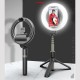 L07 bluetooth Selfie Ring Fill Light Wireless Control Dimmable Camera Phone Ring Lamp With Tripod Stand For Makeup Video Vlog Live