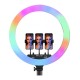 MJ18 10/12/18 inch Photographic RGB Flash Lighting Rainbow LED for Videography Equipment