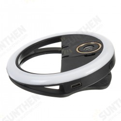 Selfie 36 LED Fill Lamp Ring Light Universal Clip 3 levels Brightness Micro 0.63 x HD Wide-angle Lens Selfie 36 LED Fill Lamp Ring Light Universal Clip 3 levels Brightness Micro 0.63 x HD Wide-angle Lens