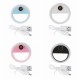 Selfie 36 LED Fill Lamp Ring Light Universal Clip 3 levels Brightness Micro 0.63 x HD Wide-angle Lens