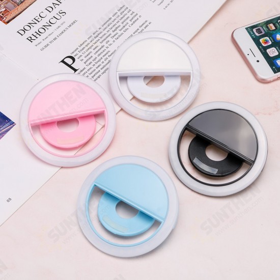 Selfie 36 LEDS Fill Lamp Ring Light Universal Clip 3 levels Brightness For Cell Phone