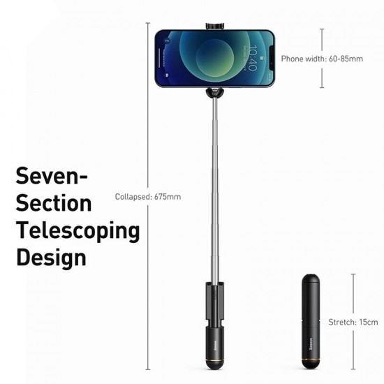 Wireless bluetooth Selfie Stick Mini Portable Self Stick Foldable Handheld Extendable Selfiestick for Smart Phone