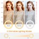 EGL-01 6.3 inch Ring Light 3 Light Modes Stepless Adjustable USB Powered Desktop Fill light Lamp with Clip for Macbook