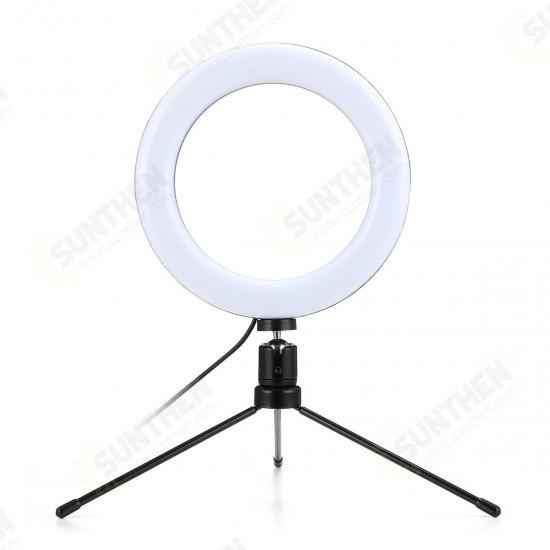 EGL-03 8 inch Ring Light 3 Light Modes USB Powered Fill light Lamp with Tripod