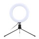 EGL-03 8 inch Ring Light 3 Light Modes USB Powered Fill light Lamp with Tripod