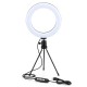 EGL-03 8 inch Ring Light 3 Light Modes USB Powered Fill light Lamp with Tripod EGL-03 8 inch Ring Light 3 Light Modes USB Powered Fill light Lamp with Tripod