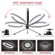 EGL-03 8 inch Ring Light 3 Light Modes USB Powered Fill light Lamp with Tripod EGL-03 8 inch Ring Light 3 Light Modes USB Powered Fill light Lamp with Tripod