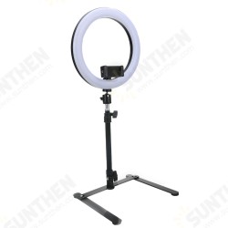 EGL-05 10 inch Ring Light 3 Light Modes 11-Level Brightness Adjustable Fill light Lamp with Phone Clip Trapezoidal Stand for iPhone 13 POCO X3 F3 EGL-05 10 inch Ring Light 3 Light Modes 11-Level Brightness Adjustable Fill light Lamp with Phone Clip Trapezoidal Stand for iPhone 13 POCO X3 F3
